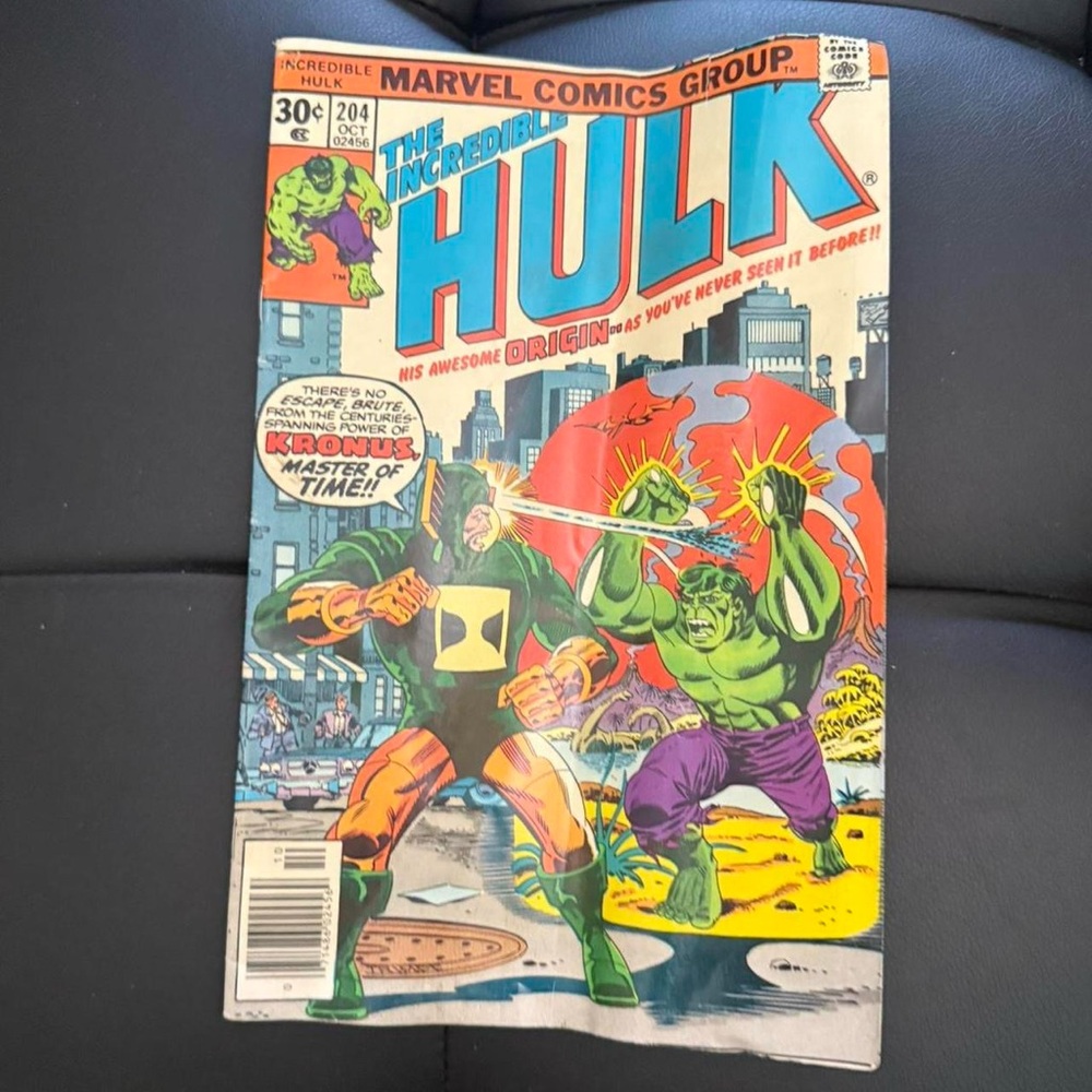 The Incredible Hulk #204 Kronus Master Of Time Marvel Comics 1976